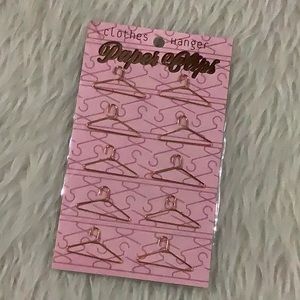 Clothes hanger paper eclips stationery